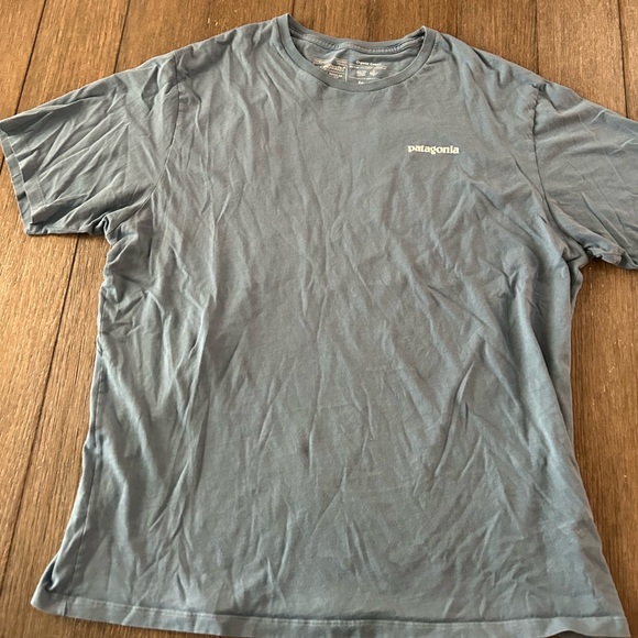 Patagonia Men's Blue T-Shirt. Size Large. - Picture 2 of 4